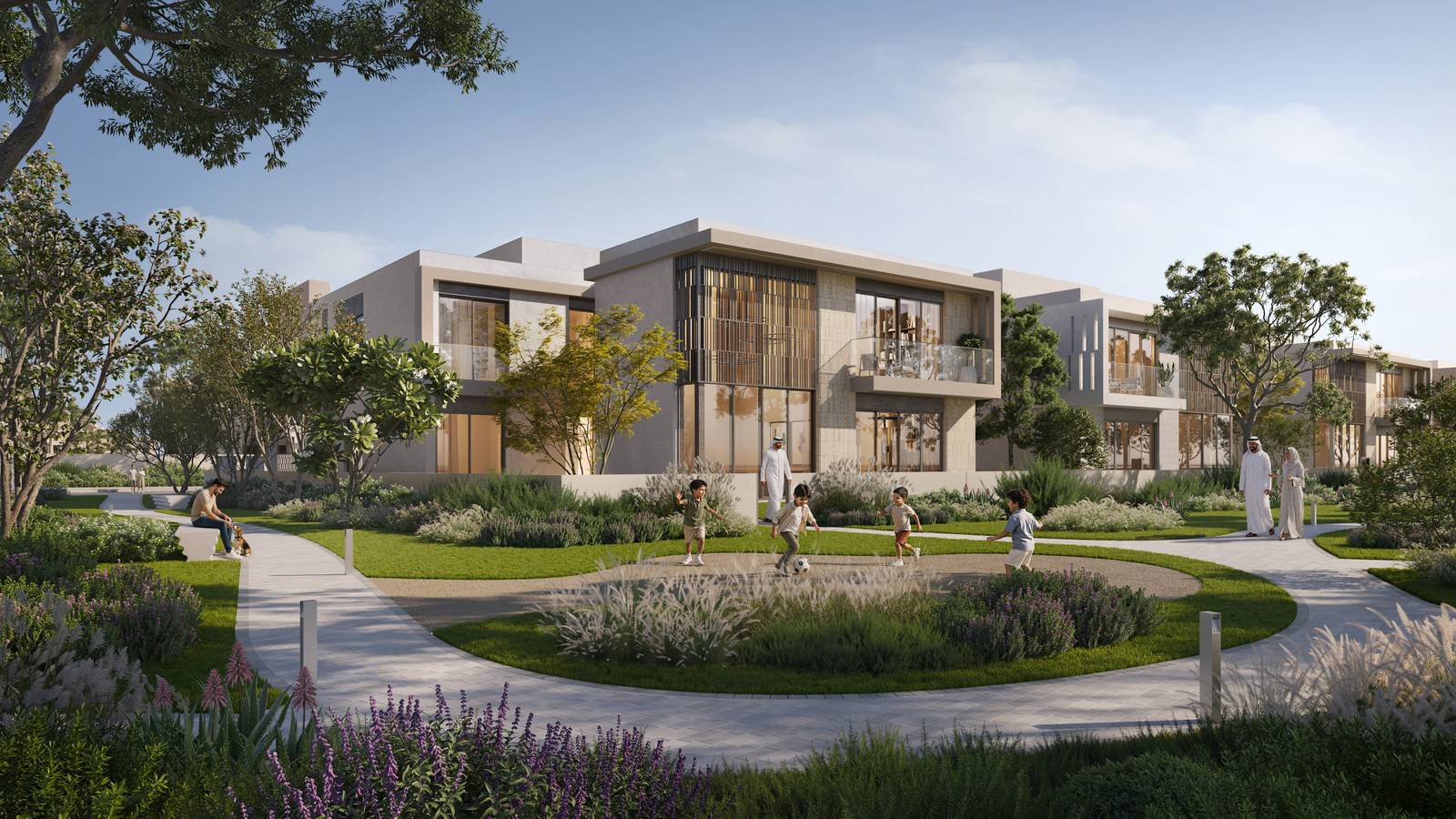 Talay community villas with landscaped park at Marsa Al Saadiyat